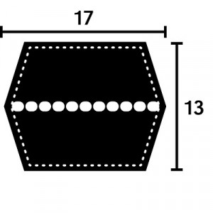 KAKSOISKIILAHIHNA BB174 17X4500